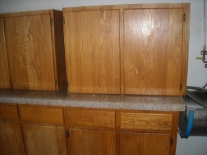Cabinets from Restore for RJ's Lab